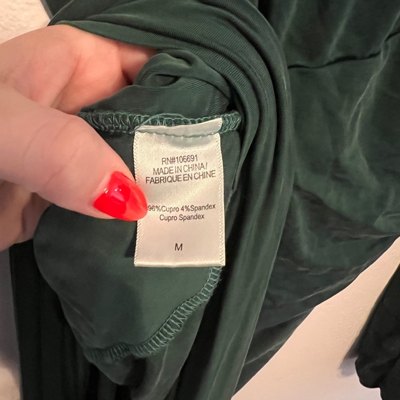 YFB Chic Forest Green Long Sleeve Dress - Picture 6 of 7